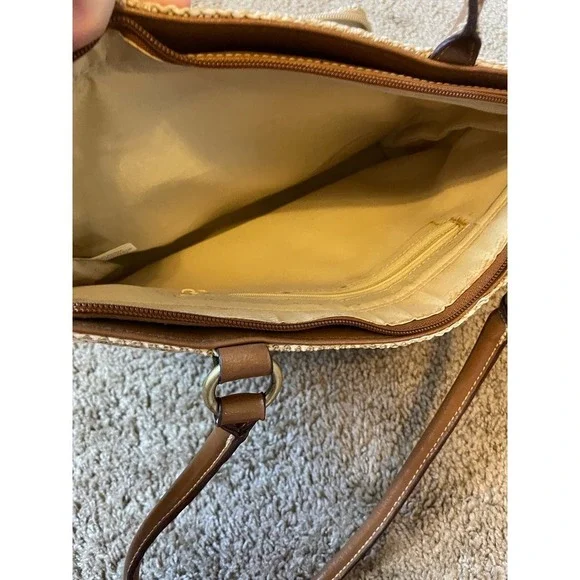 Butterfly Straw Tote great condition - Picture 3 of 7